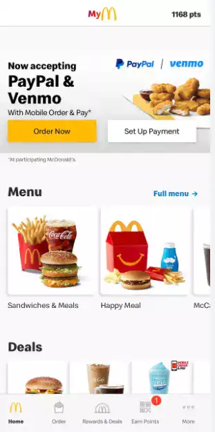 McDonald's App Not Showing Bag