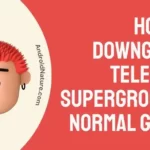 ow To Downgrade Telegram Supergroup To Normal Group