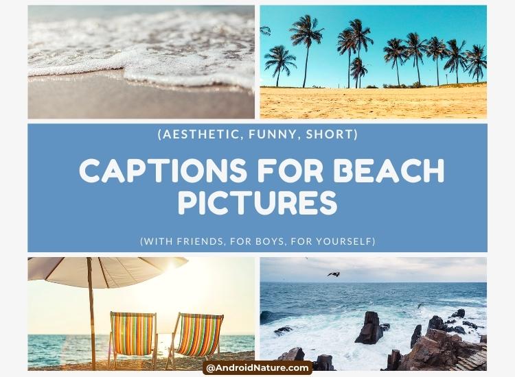 Captions for beach pictures