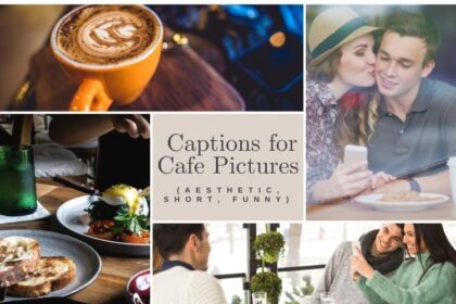 Captions for cafe pictures