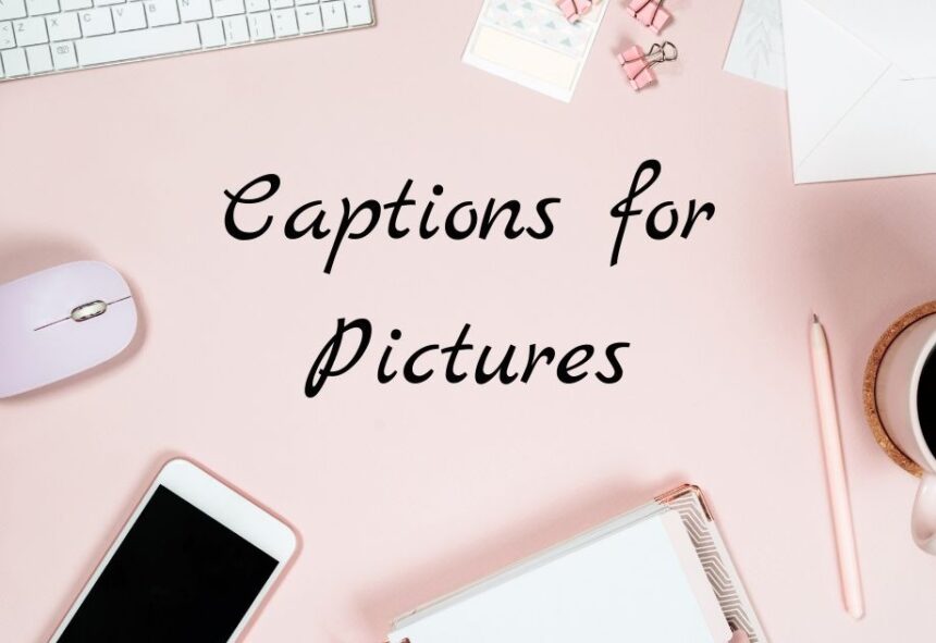 Captions for pictures