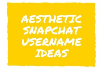 Aesthetic Snapchat Username Ideas