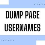 Dump Page Usernames