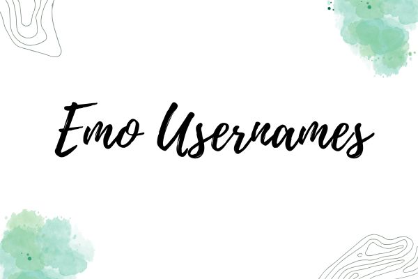 Emo Usernames