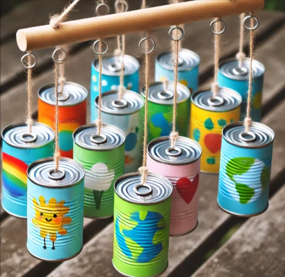 Tin Can Wind Chime