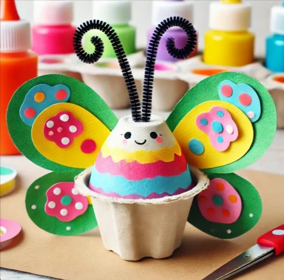 Egg Carton Butterfly