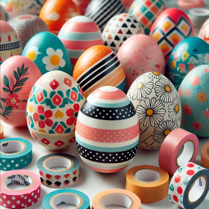 Washi Tape Easter Eggs