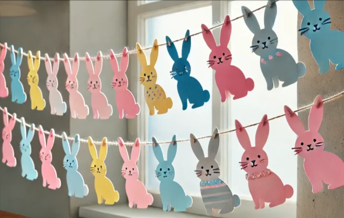 Paper Bunny Garland