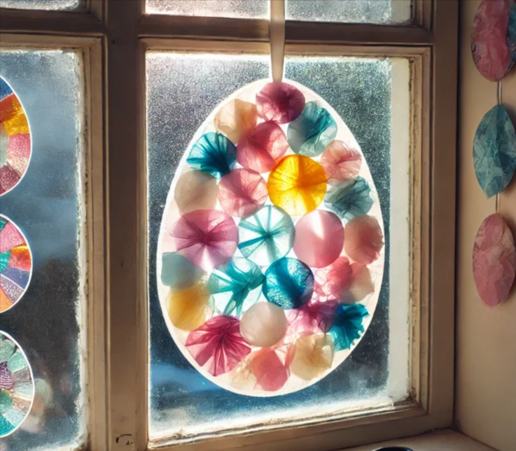 Easter Egg Suncatchers