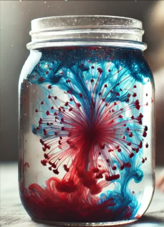 Fireworks in a Jar