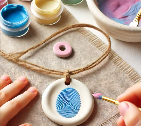 Thumbprint Necklace Pendant