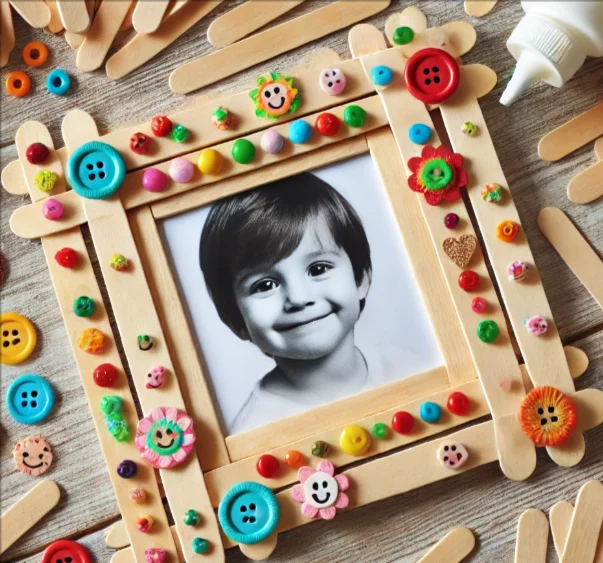 Popsicle Stick Picture Frame