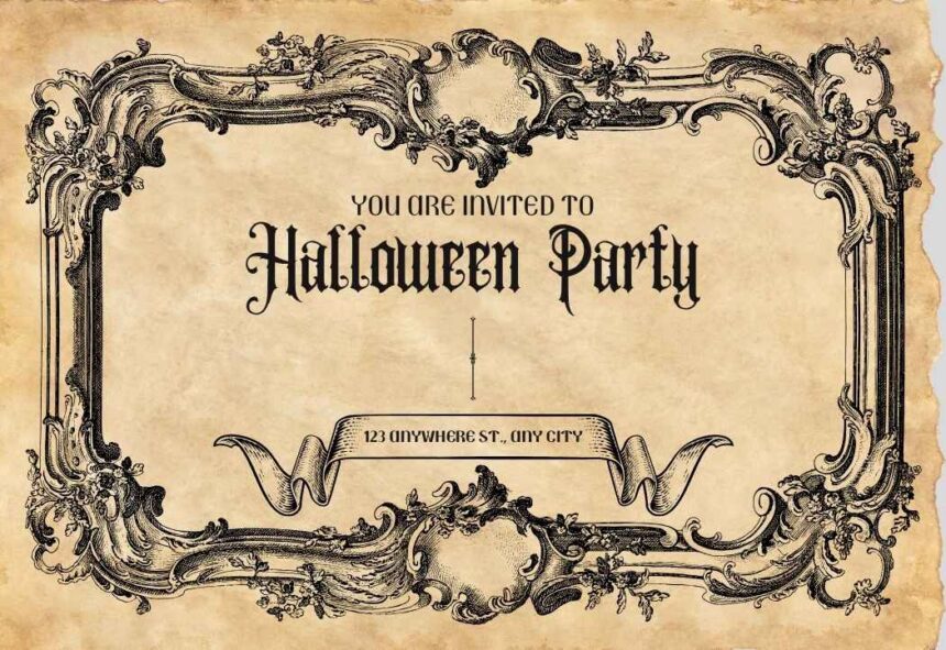 Halloween invitation ideas
