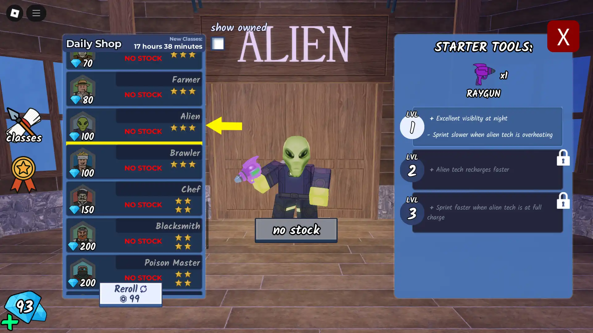 Alien class