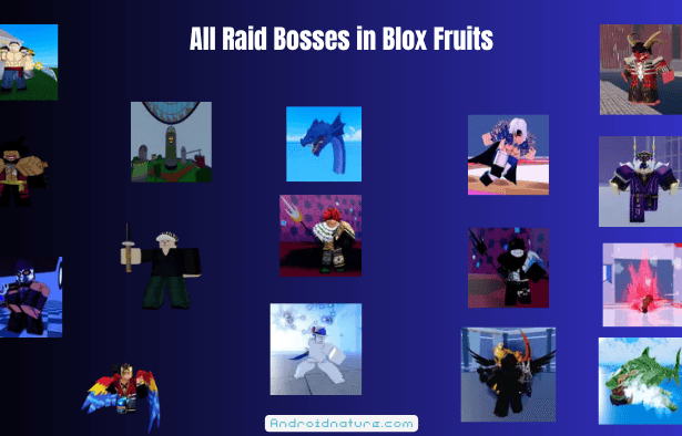 All Raid Bosses in Blox Fruits