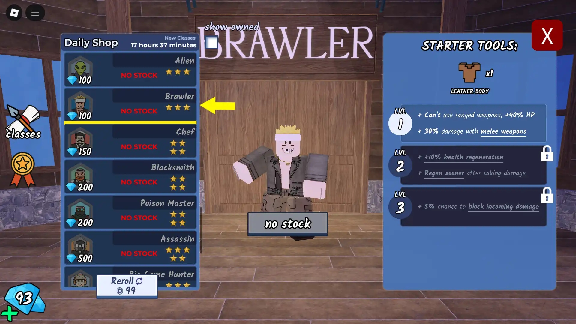 Brawler class