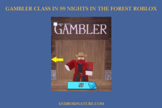 Gambler Class in 99 nights in the forest Roblox