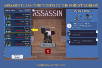 Assassin Class in 99 Nights in the Forest