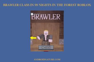 brawler Class in 99 nights in the forest Roblox