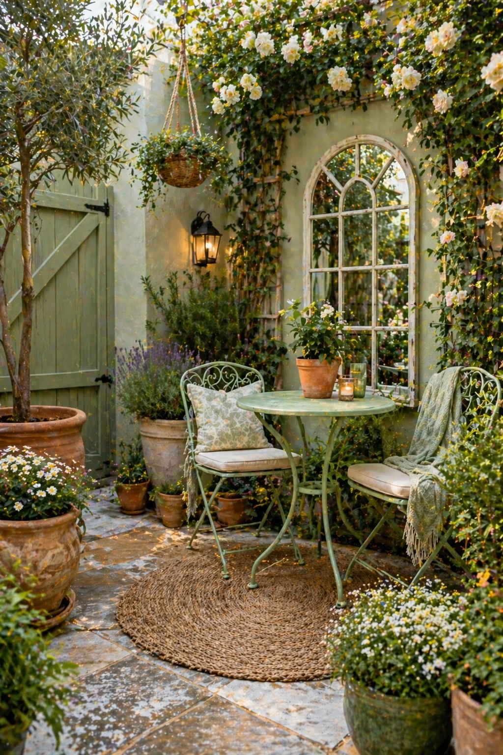 Retro Oasis with Chic Flair