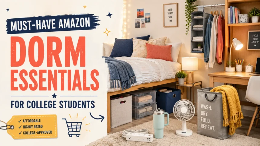 dorm essentials for college students