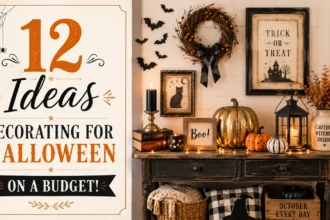 (12 Ideas) Decorating For Halloween On A Budget!