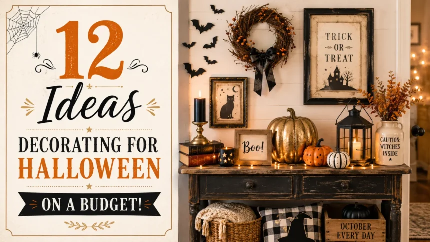 (12 Ideas) Decorating For Halloween On A Budget!