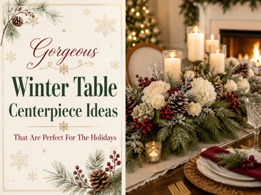 18 Gorgeous Winter Table Centerpiece Ideas That Are Perfect For The Holidays