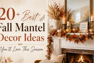 20+ Best Fall Mantel Decor Ideas You’ll Love This Season