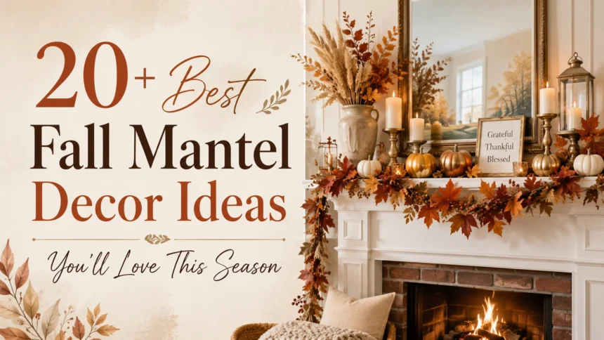 20+ Best Fall Mantel Decor Ideas You’ll Love This Season