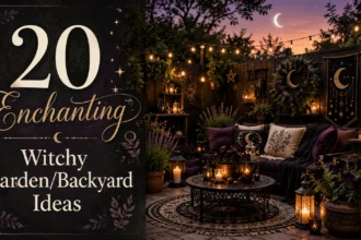 20 Enchanting Witchy GardenBackyard Ideas