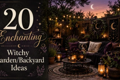 20 Enchanting Witchy GardenBackyard Ideas