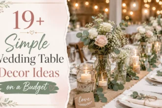 20+ Simple Wedding Table Decor Ideas on a Budget