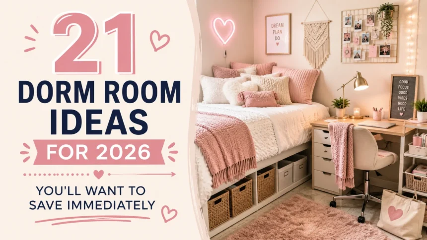 21 Dorm Room Ideas for 2026 You'll Want To Save Immediately