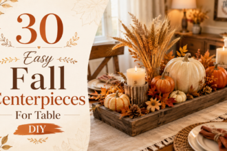 30 Easy Fall Centerpieces For Table DIY