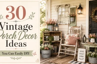 30 Vintage Porch Decor Ideas You Can Easily DIY