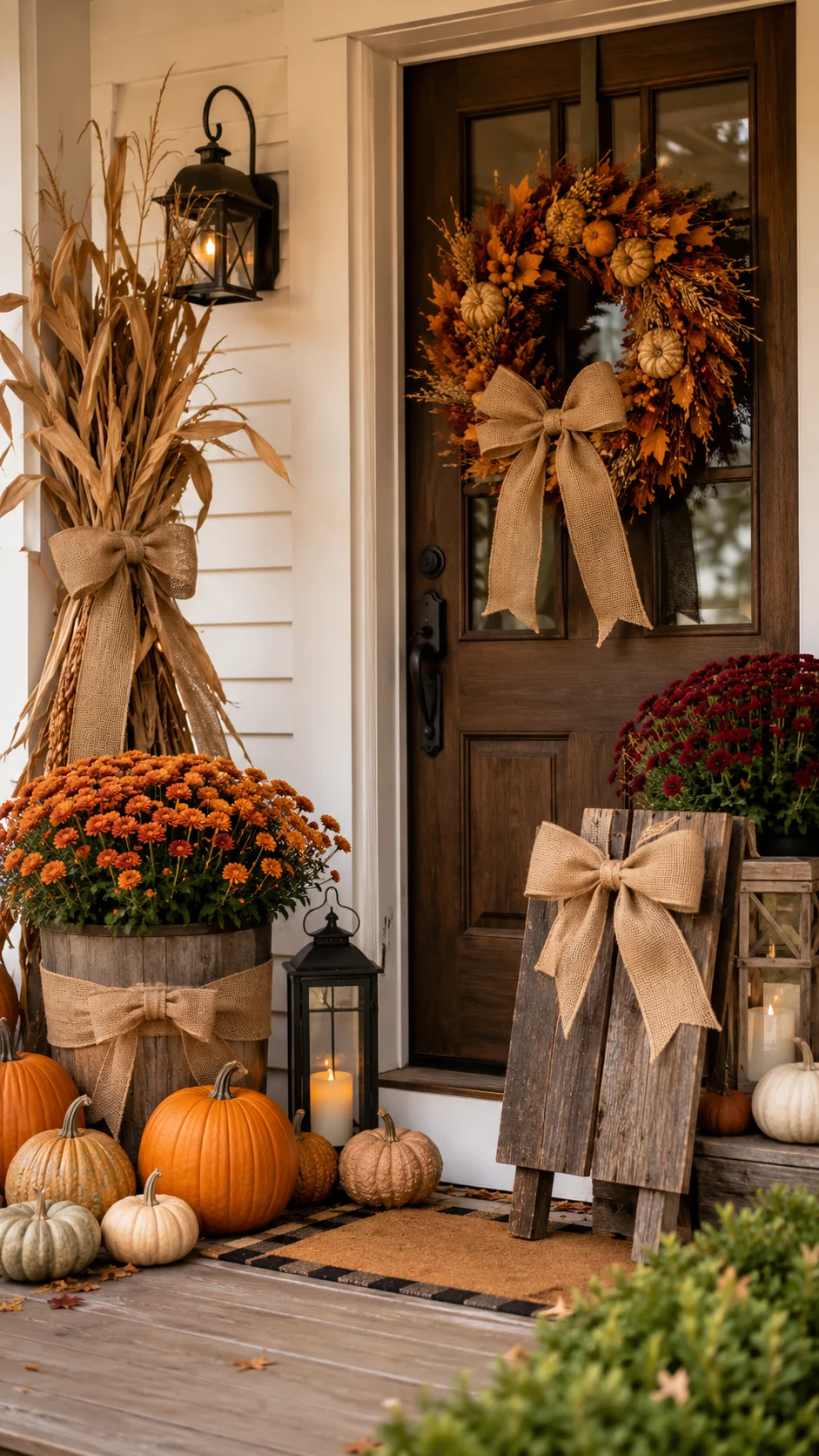 Use Burlap Ribbon for Rustic Detail