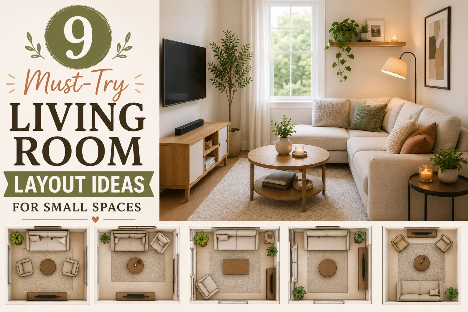9 Must-Try Living Room Layout Ideas for Small Spaces - Android Nature