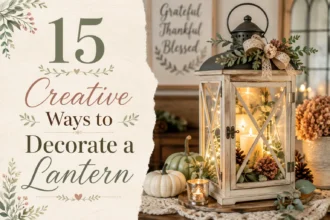 15 Creative Ways to Decorate a Lantern