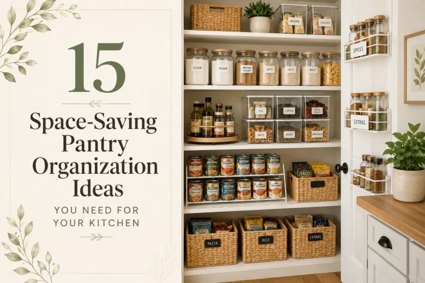 15 Space-Saving Pantry Organization Ideas You Need For Your Kitchen