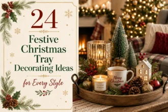 24 Festive Christmas Tray Decorating Ideas for Every Style