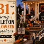 31 Funny Skeleton Halloween Decorations for Front Yard