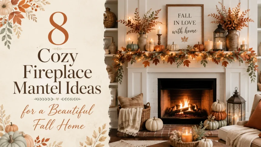 8 Cozy Fireplace Mantel Ideas for a Beautiful Fall Home