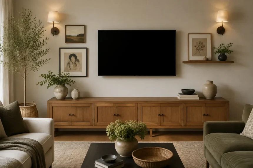 Beautiful Ideas to Decorate Around a TV