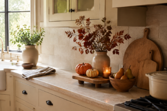 How to Style a Fall Kitchen Counter