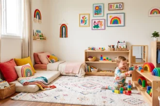 Montessori Toddler Room Ideas for a Cozy, Colorful Space