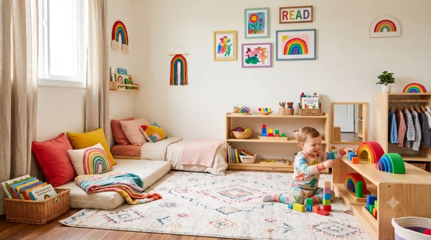 Montessori Toddler Room Ideas for a Cozy, Colorful Space